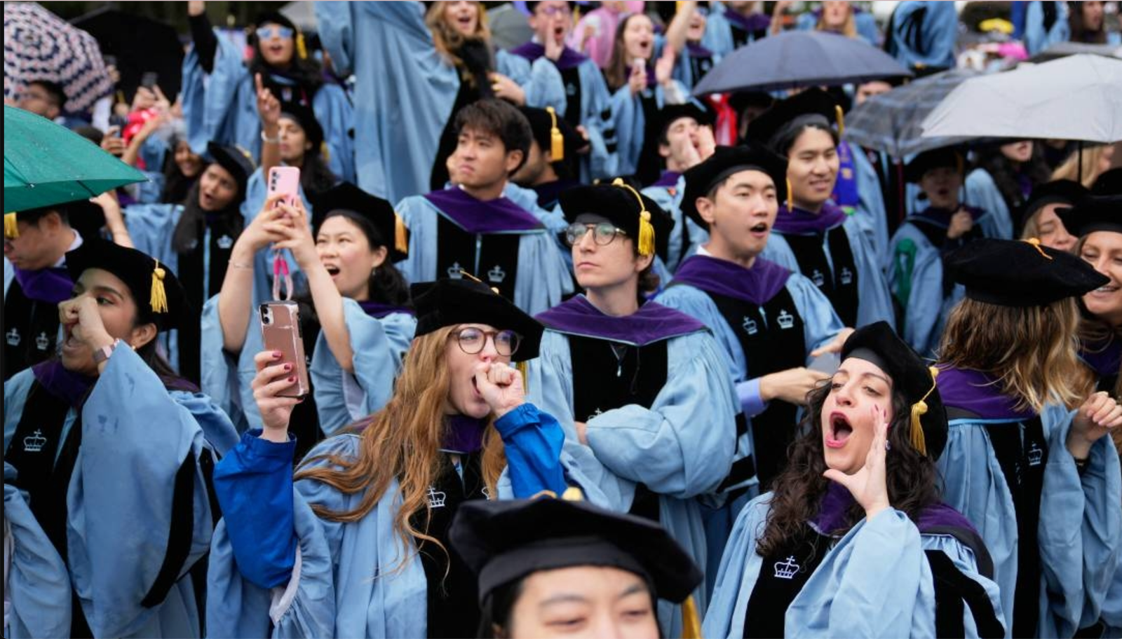 Columbia University Graduation Turns Political as Mahmoud Khalil’s Absence Sparks Boos, Protests Claire Shipman was loudly booed Free Mahmoud U.S. Immigration and Customs Enforcement (ICE)